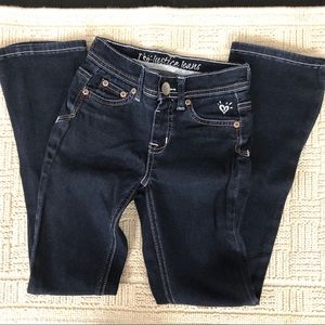 Justice 8 slim dark wash jeans